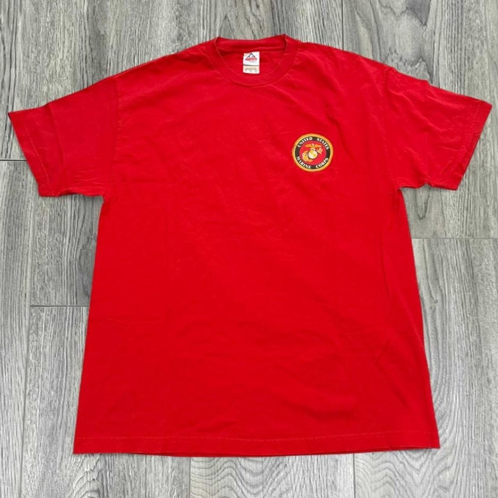 Vintage 90s USMC Semper Fi T-Shirt XL - Made in USA Alstyle AAA Red